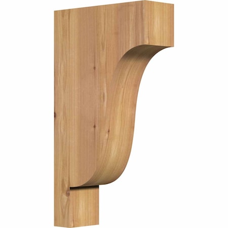 Ekena Millwork Newport Smooth Corbel, Western Red Cedar, 3 1/2"W x 10"D x 18"H COR04X10X18NEW00SWR